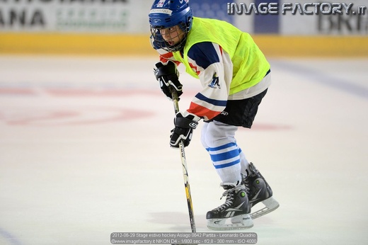 2012-06-29 Stage estivo hockey Asiago 0642 Partita - Leonardo Quadrio